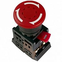 Кнопка  AE-22 22 мм²  660/440В, IP40,  Красный | код.  BBG10-AE-K04 |  IEK